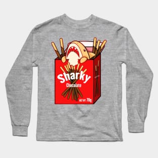 Sharky Chocolate Biscuits Long Sleeve T-Shirt